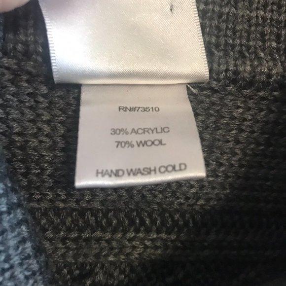 IVY JANE Gray Wool Blend Short Sleeve Cardigan Size Medium - Picture 4 of 5